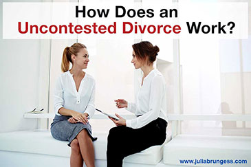 How Does an Uncontested Divorce Work?